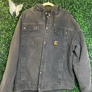 Carhartt J284 Utility Black Jacket size Large